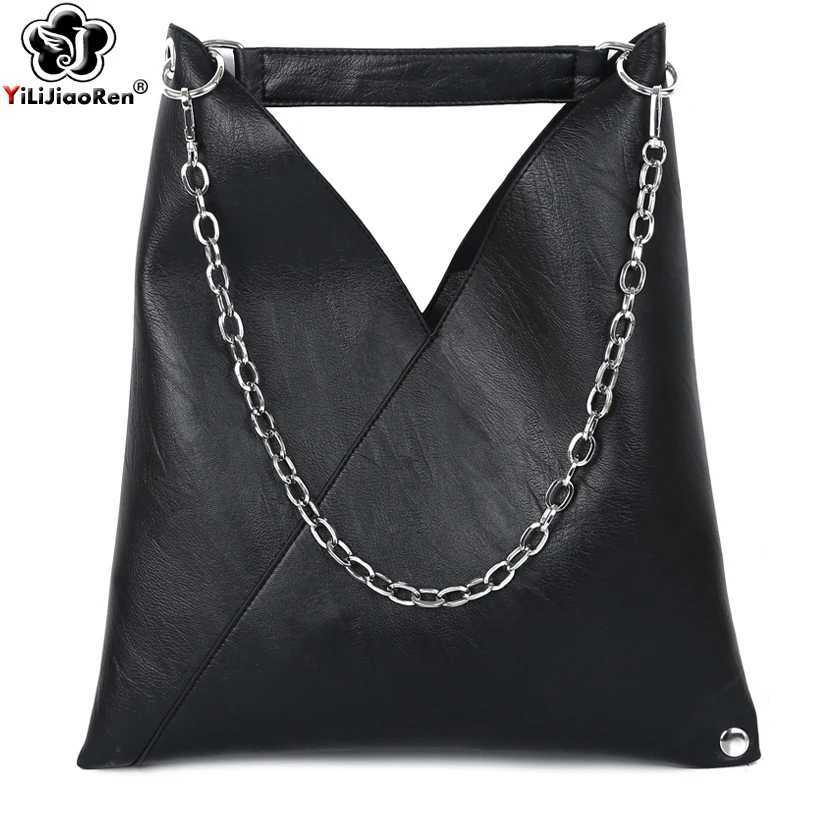 Evening Bags Fashion Leather Handbags for Ladies Handbags Women Bags Designer Large Capacity Tote Simple Chain Shoulder Bag Female H261016