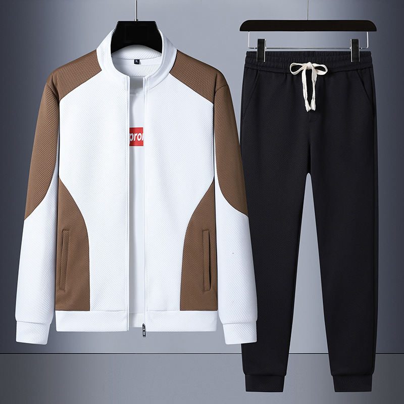 Man Clothes Autumn Fitness Spring Outdoor Sports Track Field High Quality Running 2025 Training Sweatsuit Set Men's Tracksuit
