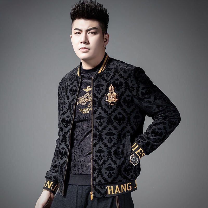 Spring and Fashion Versatile New Trendy Brand Autumn Embroidery Baseball Men's Jacket