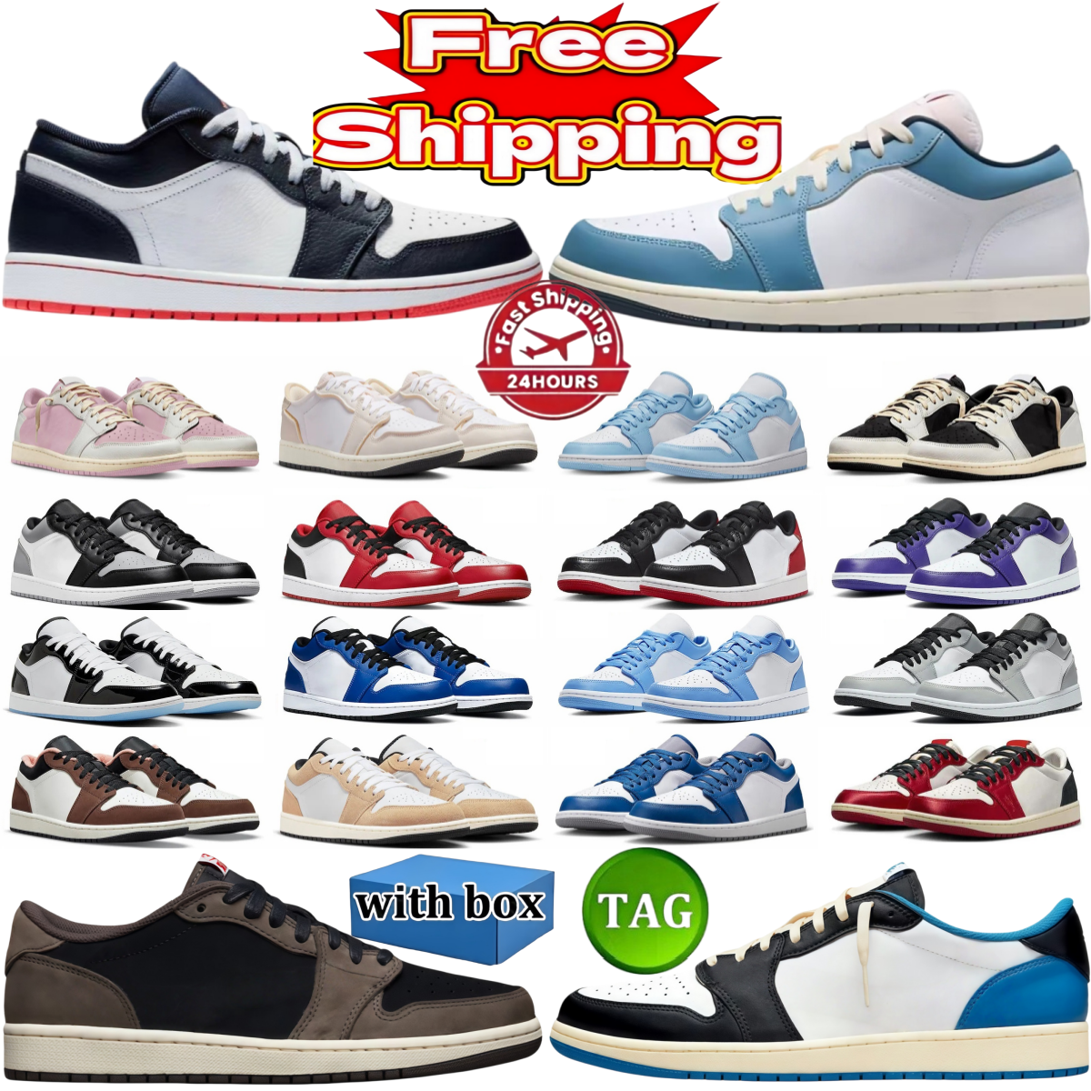 Pink brown unisex low top 1 1s brand designer sneaker casual shoes running shoes basketball shoes everyday fashion wear a school style commute midni