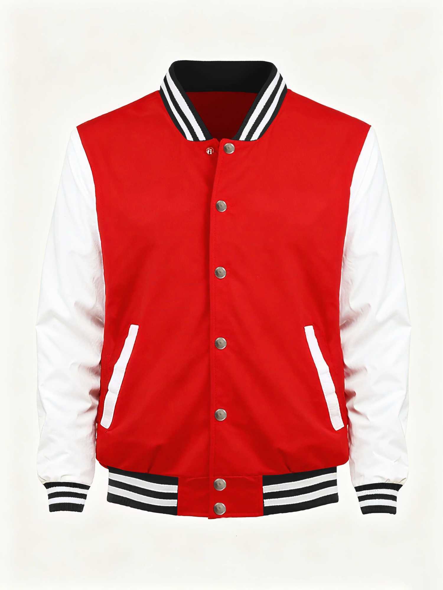 Jackets New Casual Male Men's Streetwears AutumnWinter Warm Baseball Uniform Fashion Comfy Outwear Street Oversized Jacket Hip Hop Sport TopsW2