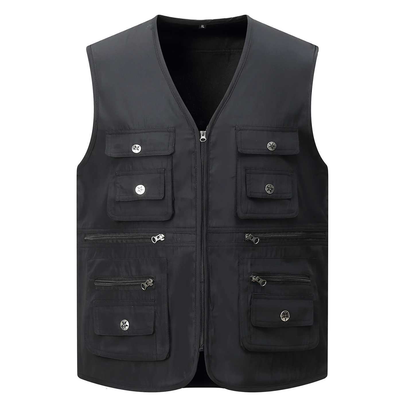 Vests New Model Vest Men's Outdoor Activities Rock Climbing Hiking Camping Fishing Mountain Climbing Photography Multi-pocket VestW261017