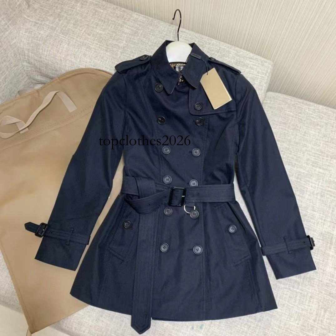 BBR designer women's windbreaker jacket Women's short trench coat