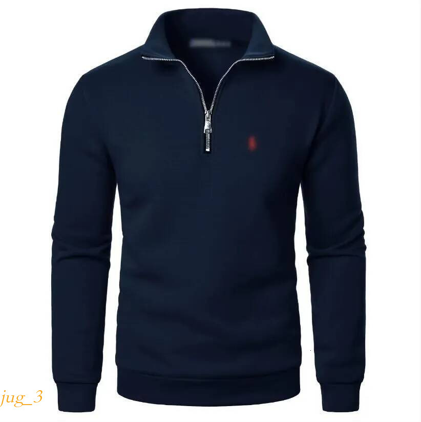 polo Designer hoodie Luxury polo zip knit Embroidered Pony Couple top pullover half zipper luxury casual jumper autumn wool men hoodies polo 4ff