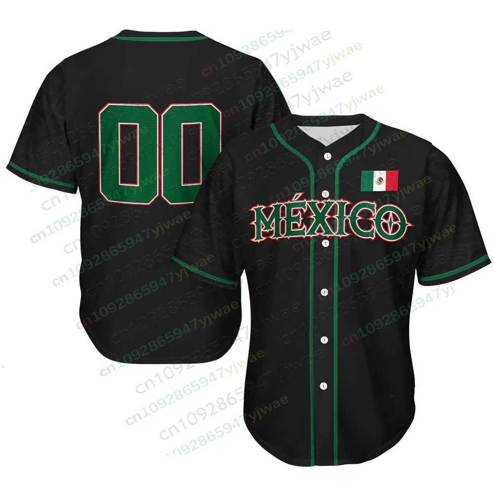 Jackets Men's T-Shirts Mexico Men's Heritage Baseball Jersey Fashionable Casual Couple Outfits Football Fans Love Tee Summer Men'S An