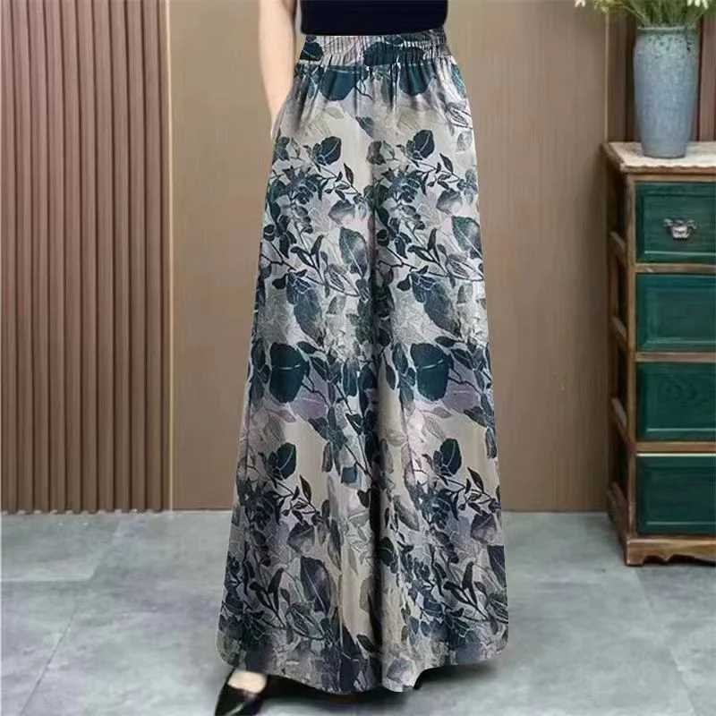 Leggings Capris Women's Women's Pants Summer New Wide-leg Fashionable Trousers Loose Casual Pants CulottesW261017
