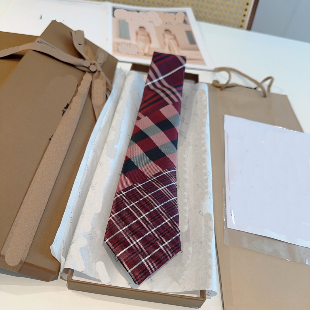 YYBB 2026 Men's Designer Silk Tie - Black Checkered Jacquard Knitted, Letter Embellishment & H-shaped Style, Ideal for Business Party Wedding 3