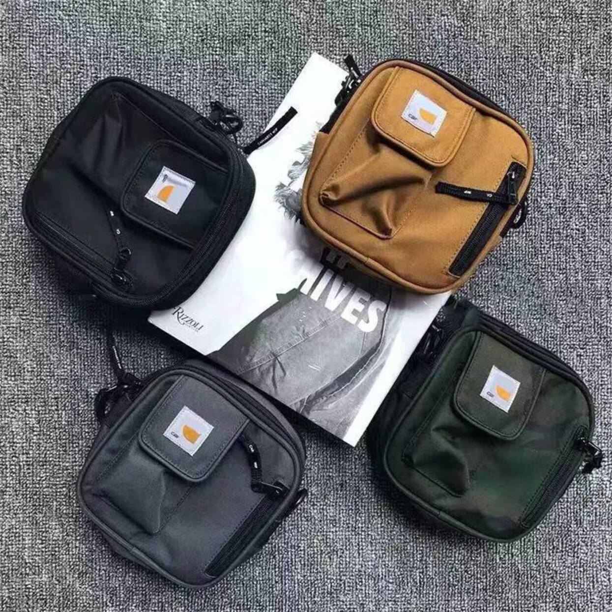 Sports * Bag * Outdoor Sports Shoulder With Free Delivery Street Style Backpack Students And Couples Small sports backpack Square * Crossbod