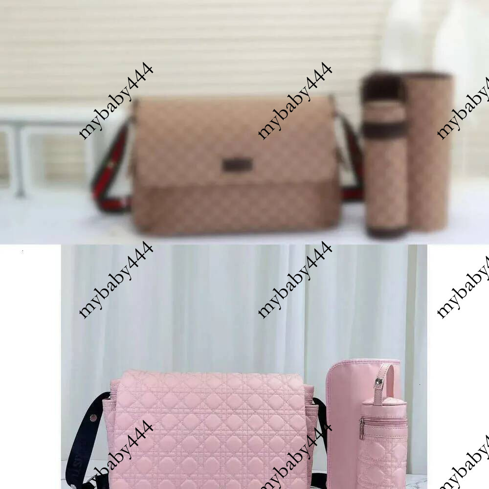 Designer children Bags Mummy Diaper bag Luxury Waterproof Multi function Zipper letter printed large capacity mother messenger Bag S1470 74