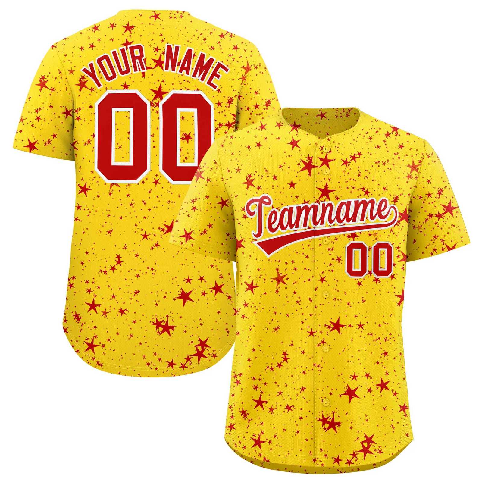 Star Custom Graffiti Men's Jackets Baseball 100% Recycled Polyester Quick Dry Breathable Printed Name Number for TeamsW261017