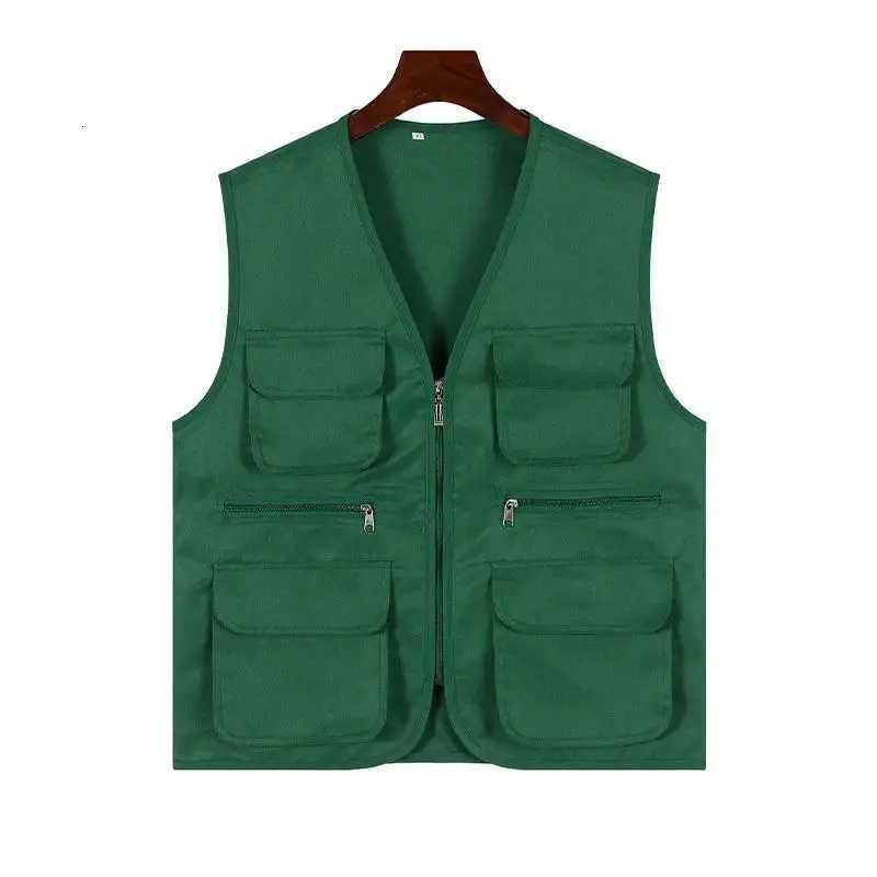 Hall Billiards Men's Multi Vests Pocket Vest Custom Table Tennis Club Waiter Work Clothes Vest Men Women Sleeveless Photography JacketW261017