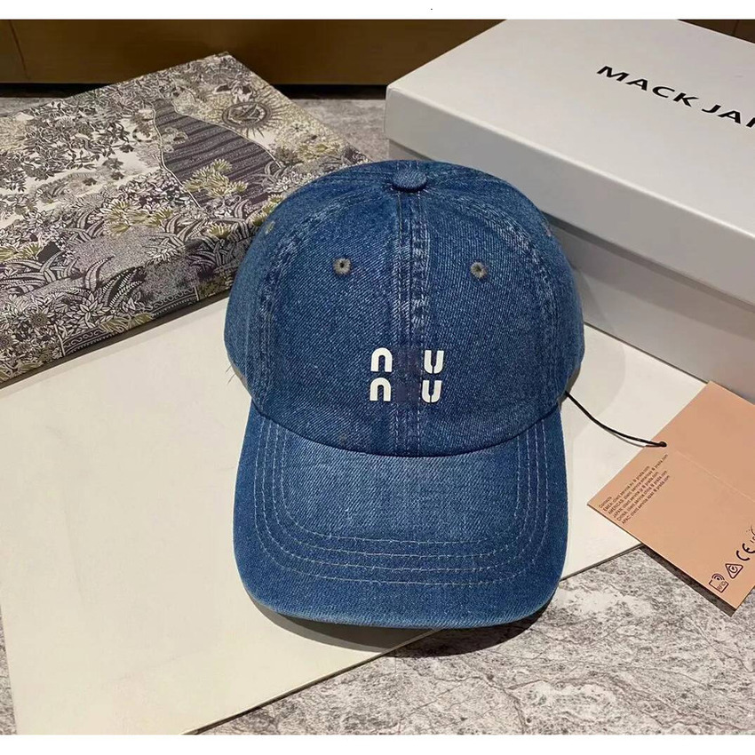 Ball Cap Unisex Designer Cowboy Baseball Caps For Mens And Womens Cotton Embroidery Washed Adjustable Fashion Sport Hats duckbill Golf Travel Baseba