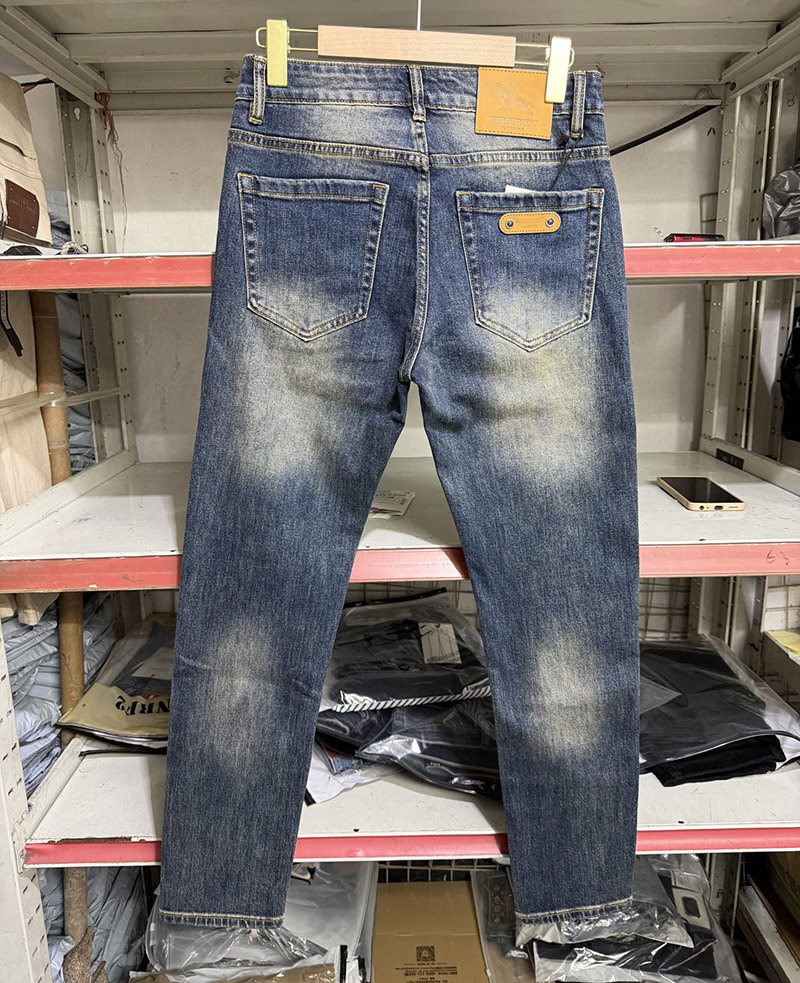 luxury Designer Jeans Men's Straight Leg Casual fashion Denim Pants slim fit Trousers High Quality brands elasticity skinny jean Knight bb/cd/r