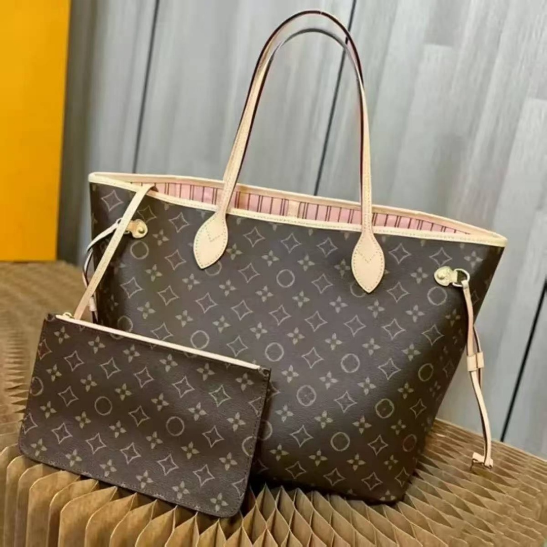 10A Designer tote bag Women Monogram Flower Checked Large Capacity Shopping Bag With Coin Purse Shoulder Handbag Luxury bags