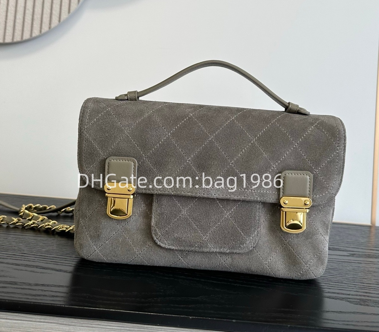 Fashion Bags Suede leather backpack Designer bag Trends Vintage bag handbag Autumn/Winter New Collection Shoulder Bags