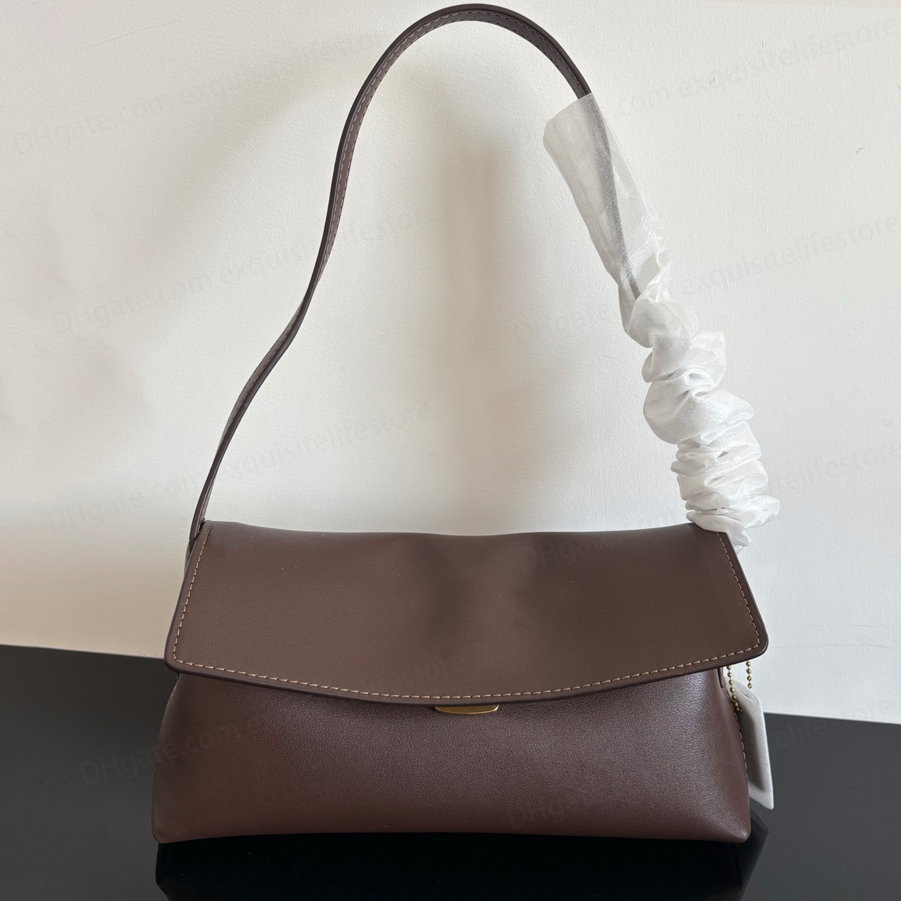 High Quality Chelsea Shoulder Bag 26 Luxury Designer Soft Genuine Leather Handbag Suede Lining Clutch Bag Zipper Pocket Tote Bag Fashion Women Casua