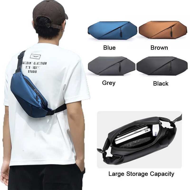 Cross Body New Men's Shoulder Bag Fashion Simple Large Capacity Multi-function Men's Chest Bag Designer Models Men's Crossbody Bag H2