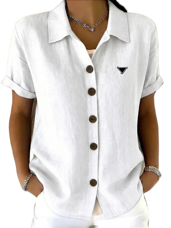 Womens Shirts 2026 Summer Designer Brand Long Sleeve Top Stylish Casual gauze blouses Loose size White Black shirt tees tops