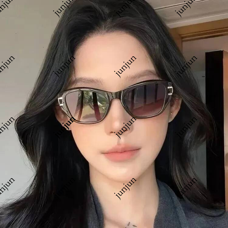 New Women's Hollow Cat Eye Sunglasses Luxury UV400 Protection Shades Face Slimming Fashion Eyewear for Street Style Z260928