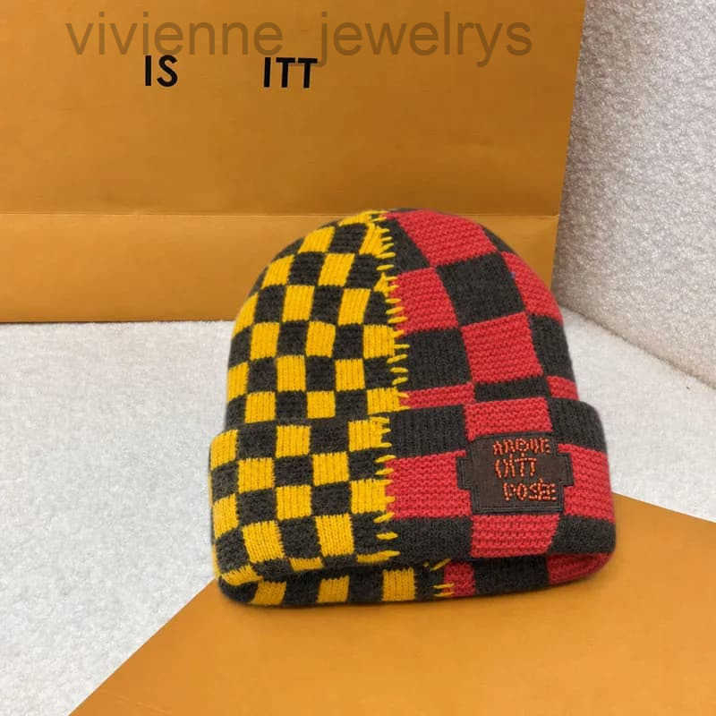 Designer Beanie For Women Luxury New Plaid Letter Knit Men Autumn Winter Wool Classic Stylish Versatile Warm Outdoor Ski Hat With Original Box