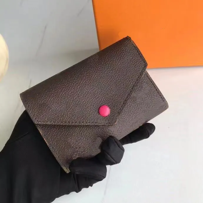 Designer wallets classic 5A quality women credit card holder bags fashion a variety of styles and colors available wholesale short wallet Purse With