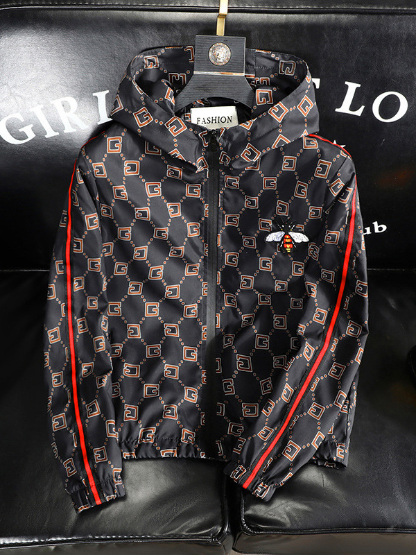 Men Spring Autumn New Hooded Embroidery Jacket High End Trendy Casual Versatile Coat Soft Comfortable Daily Street Outerwear For Men