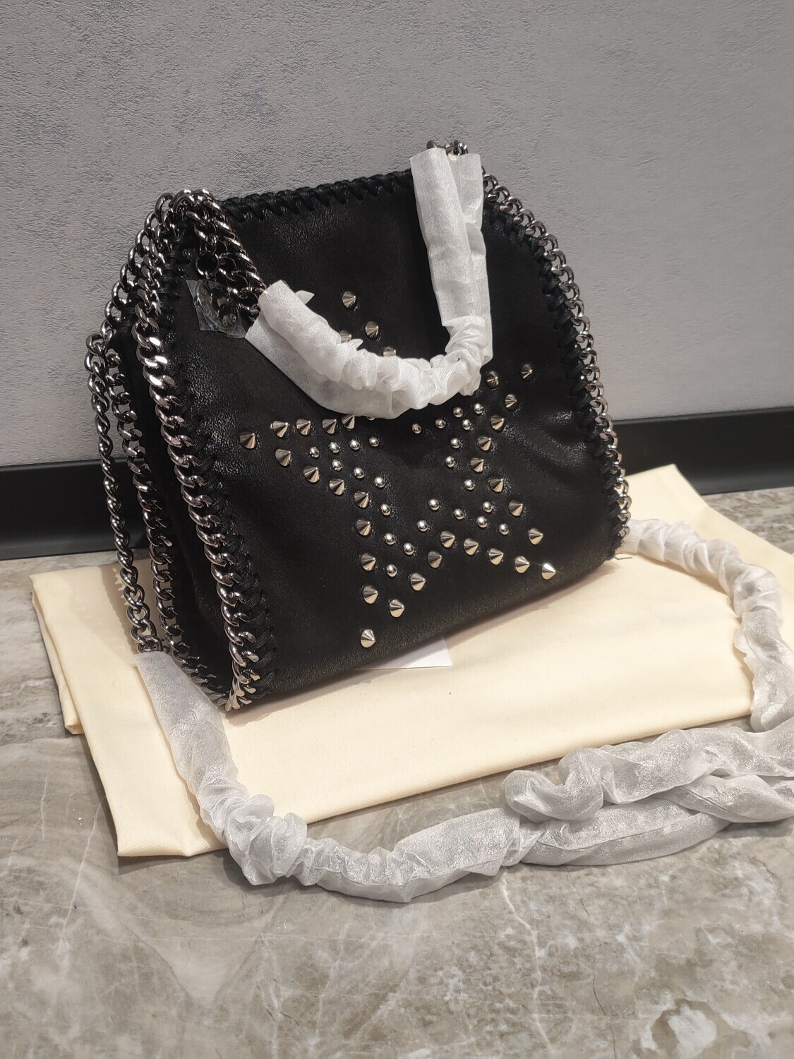 Master Quality Top Luxury designer bag stella mccarteney bag Banquet Queen handbag tote bag Perfect Details chain stella shoulder bags sac wallet Su