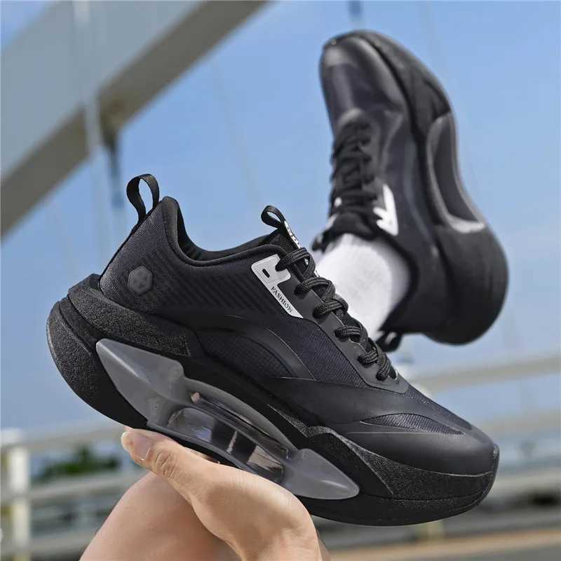 Casual Shoes Men Carbon Fiber Plate Racing Sneakers High Rebound Cushioned Athletic Shoes Lightweight Breathable Marathon Running Trainers H2610161