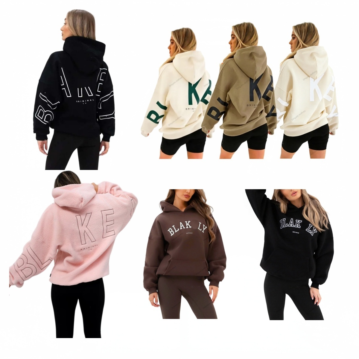 Blakeleylys hoodie Womens Designer Pullover Oversized Letter Printed Long Sleeve Hoody Swetshirt winter jacket Womn Streetwer woman Blakelylys Hoodi