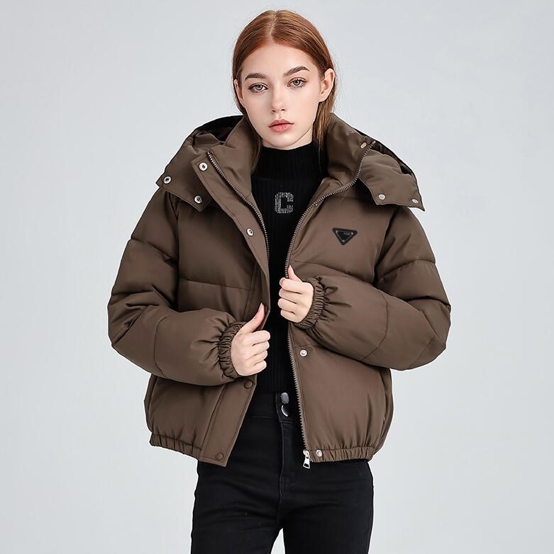 womens puffer Jacket Luxury cotton Parkas winter designer Downs Jacket warm outwear zipper badge Loose clothing woman Hoodie Jackets