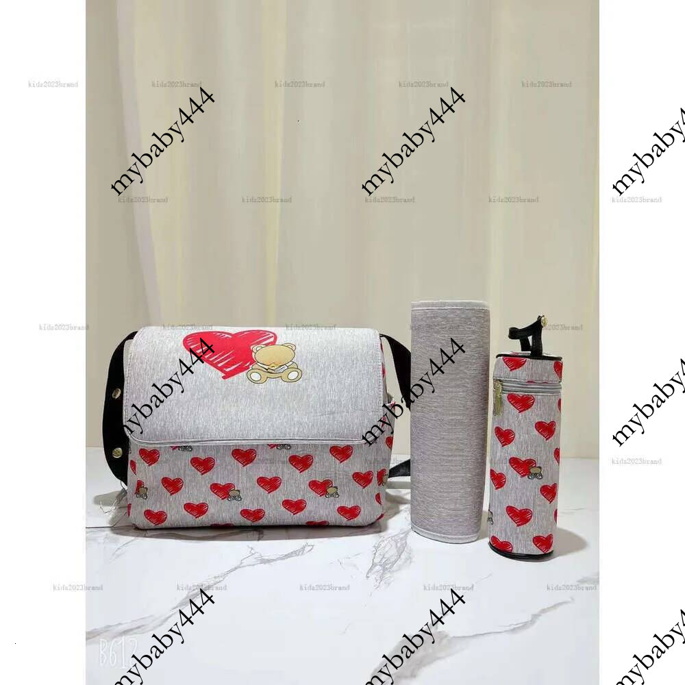New kids Diaper Bags designer baby Nappy Stacker high Cute teddy bear pattern print High quality toddler bag A388X11N192