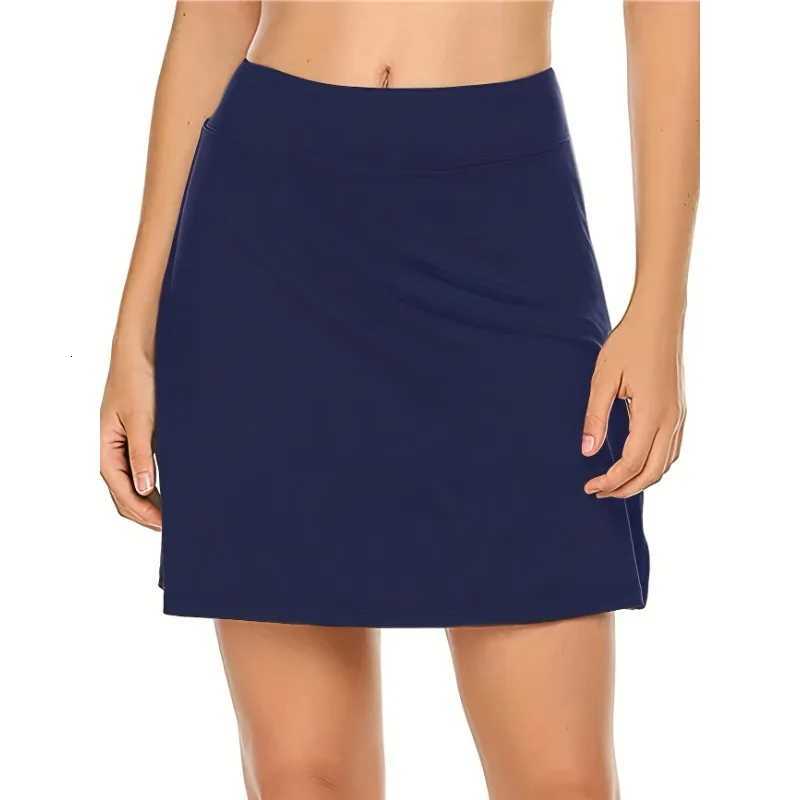 1XL-5XL Size Skirts Womens Plus Casual Solid Tennis Skirt Sport Active Shorts Skirt Lightweight And Breathable Short Dress W261017