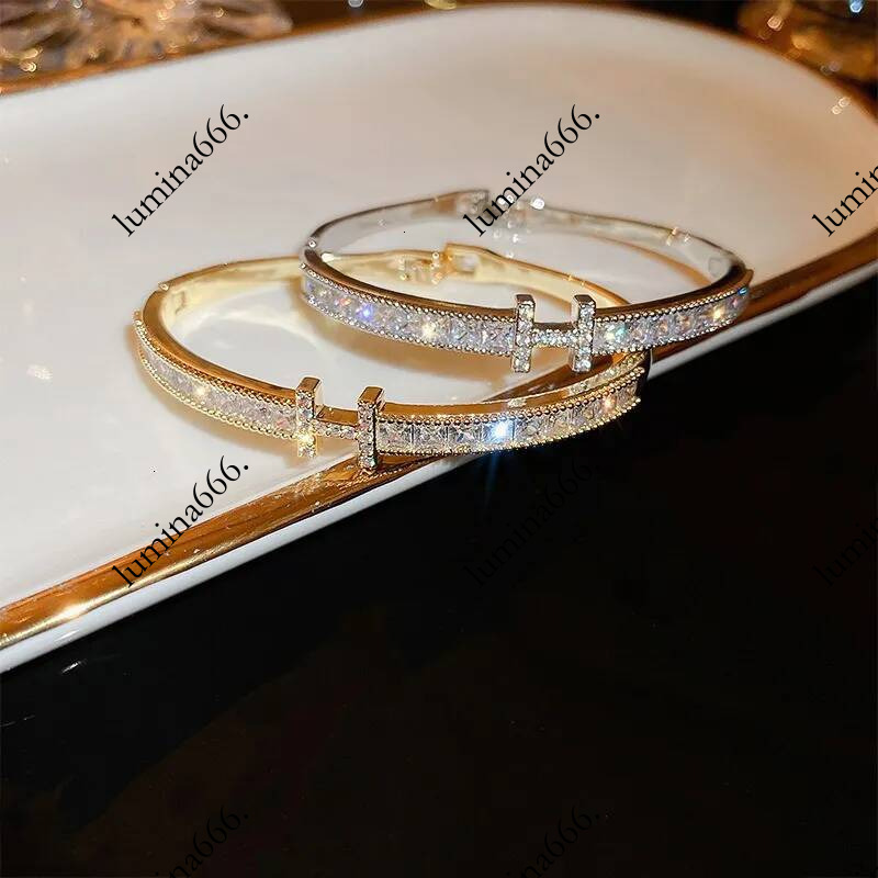 Delicate Bangle Bracelet With Shining High Quality Cubic Zirconia Accents Hypoallergenic Material Ideal Birthday Gift