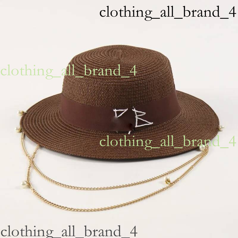 Baginskiy Hat Fashion Trend Women Snapbacks Designer Brand Pearl Rb Wide Brim Cap For Travel Straw High Quality Ruslan Baginsky Hats Sun Protection