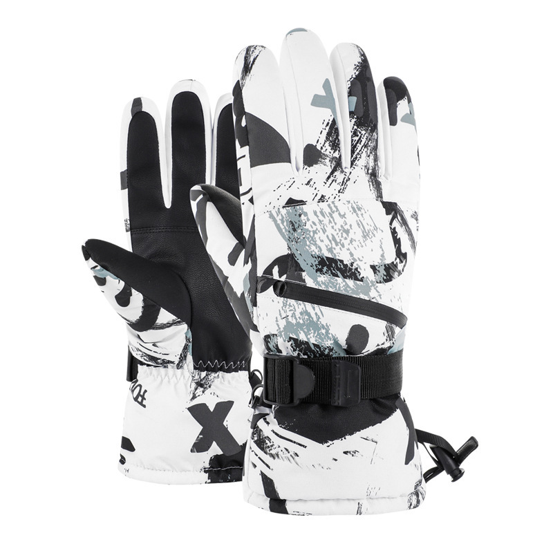 2026 Ski Gloves For Men And Women Winter Warm Adult Outdoor Mountaineering Riding Cross-Border Touchscreen Amazon Motorcycle In Stock Free outdoor S