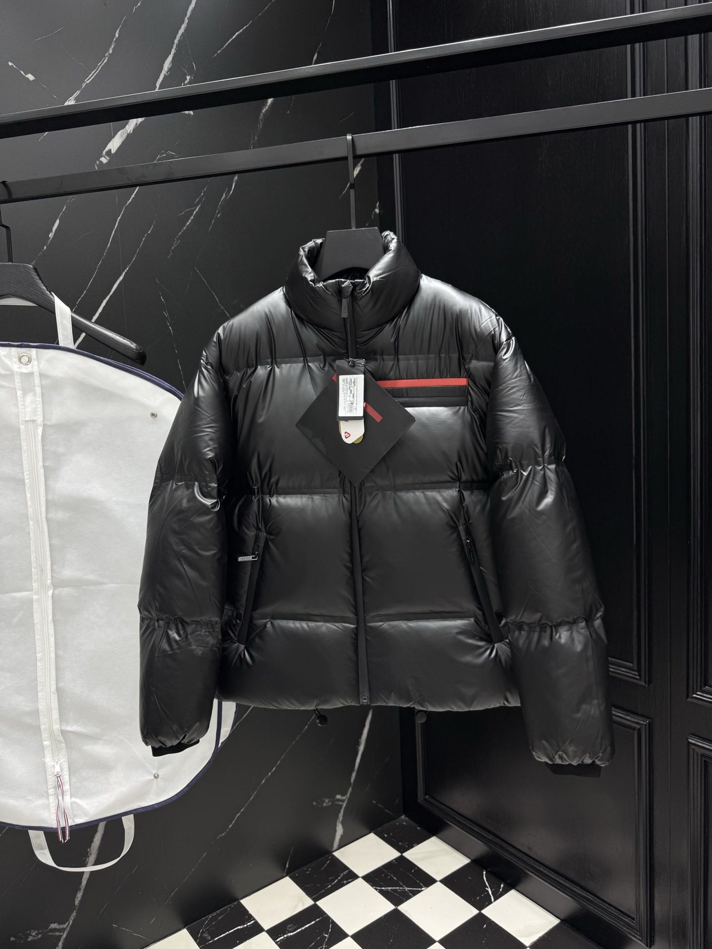 DUYOU Mens Puffer Jacket Down Jacket Unisex Puffer Coat Designer Jackets Warm Parka White duck down filling Winter Thick Fluffy Outerwear with Hood