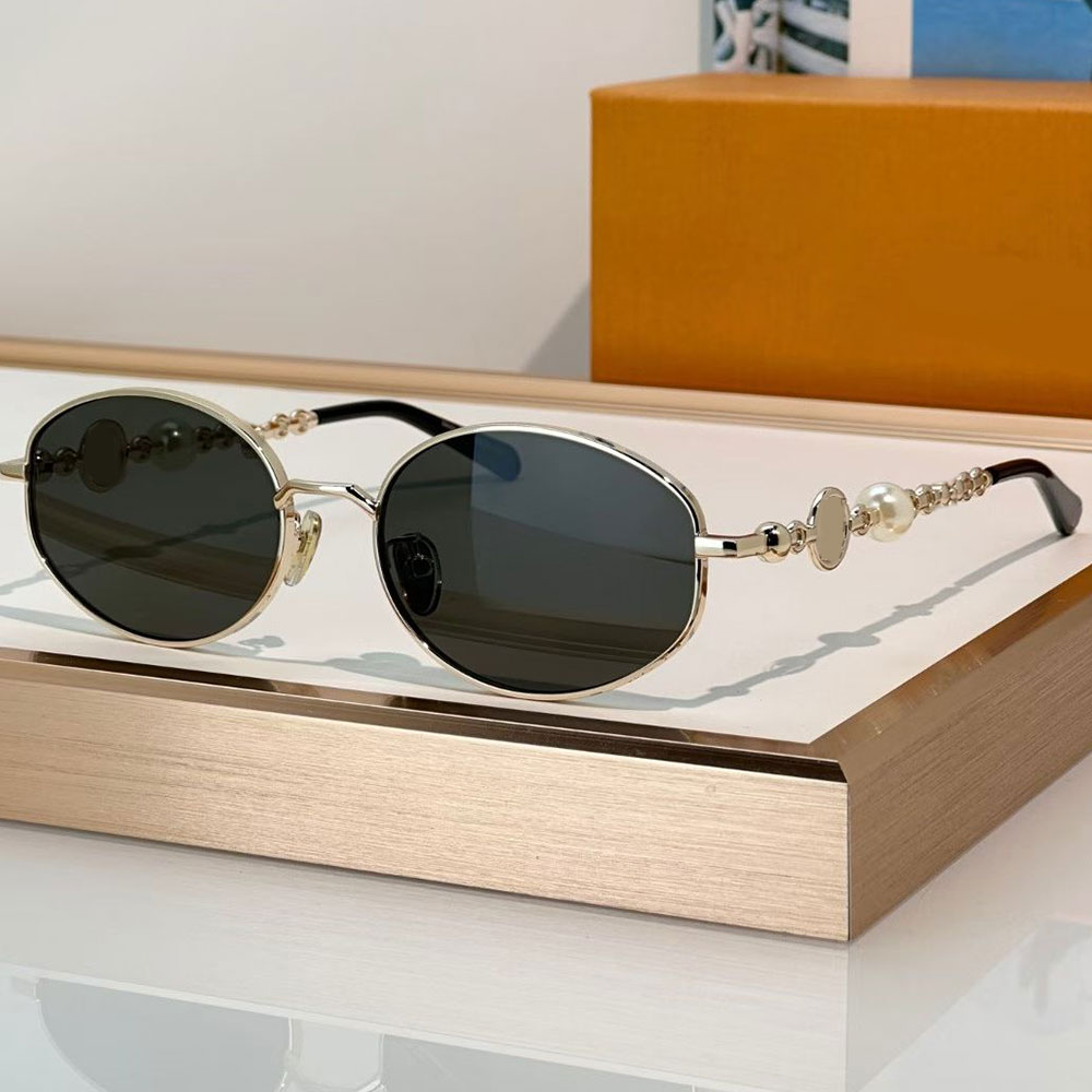 Classic Oval Sunglasses Luxury designer womens sunglasses Z8331 fashion casual sunglasses temple inlay brand logo gradient lenses y2k retro travel p