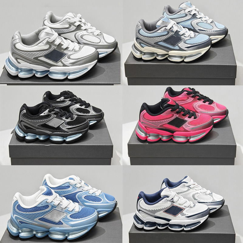 Wholesale Athletic Kids Shoes Running Shoes 2000S Toddler Sneakers Youth Designer Boys Girls Shoes Black White Blue Sports Trainers Baby Shoes