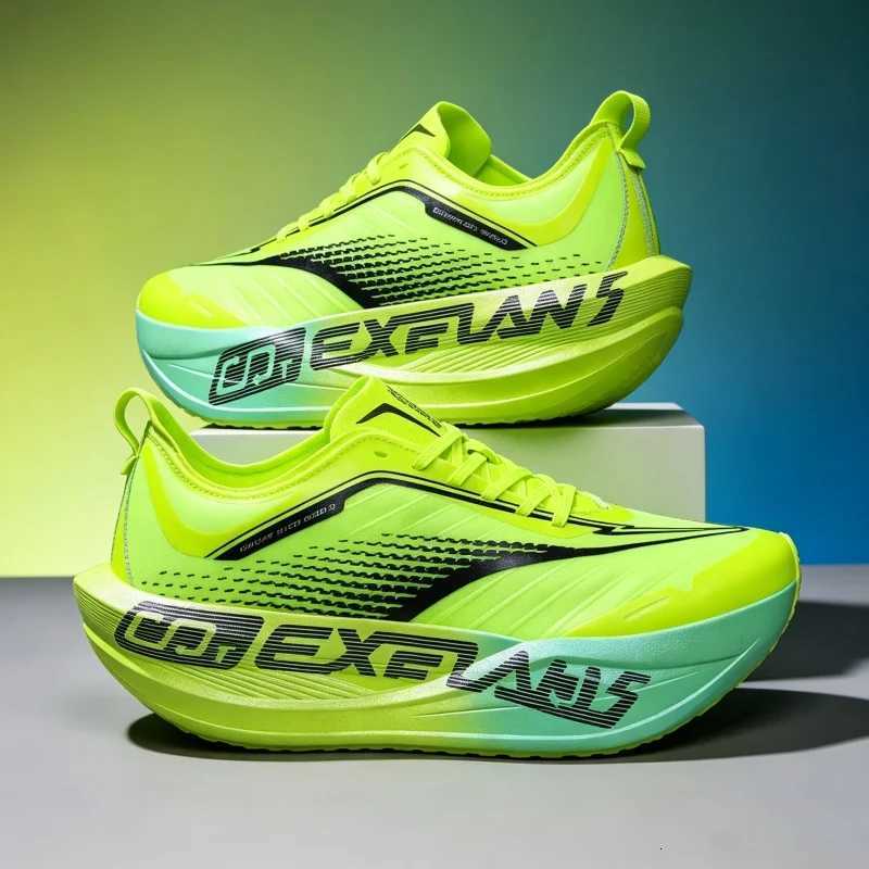 Casual Shoes Marathon Running Shoes Men Sports Outdoor Casual Shoes Carbon Plate Lightweight HardWearing Women Comfortable Athletic Sneakers H261016