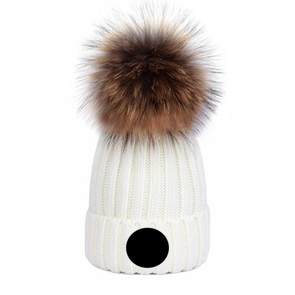 Fashion Beanie Autumn Caps Designer Hat Winter Men Women Warm Winter hats Pom Poms Bobble Hat Outdoor warm beanies high quality b-1
