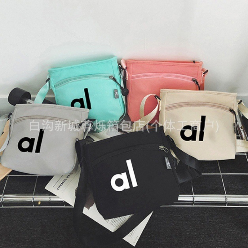 designer Cross border fashion solid color multifunctional crossbody bag large capacity versatile for men and women outdoor casual waterproof nylon s
