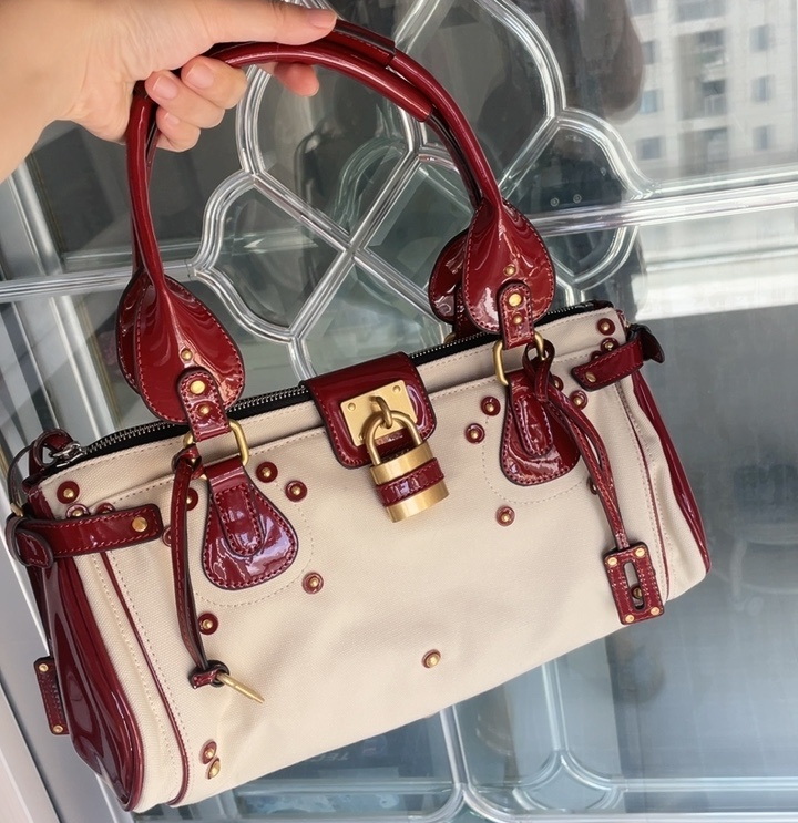 Designer Messenger Bags Luxurys Vintage Lock Buckle Tote Bag,Classic Capacity Commuting Shoulder Bag, Fashionable East West Top Handle Handbag