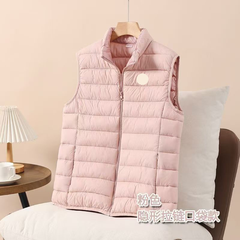 Winter womens Vest Fashion Designer women gilet Badge downjacket Wholesale Retail woman puffer jacket Free Transportation gilets