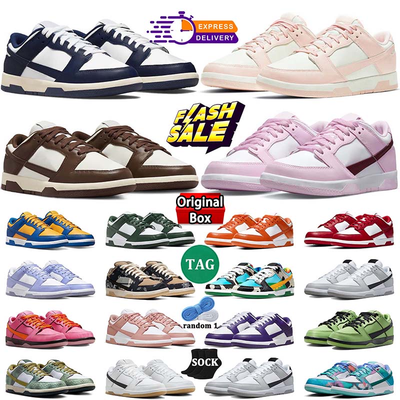 2026 Designer Casual Shoes Men Women Sneaker Panda Black UNC Blue Dust Grey Fog Photon Syracuse Candy Vintage Green Sail Trail Trainers Sports Eur 3
