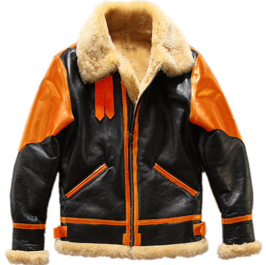 Fashion Colour Winter 2026 Independent Suede Fur Men's Jacket European and American Style Color Block Thickened Coat