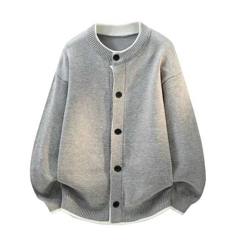 Winter Comfortable Autumn Sweater Men's Vintage Pullovers Womens Fashion Solid Color Casual Sweaters Loose Men Knitwear Pullover M261016