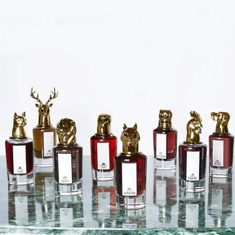 Designer 75 ml Portraits de la tête de bête inimitable LA TRAGÉDIE DE LORD GEORGE Capricorne Tête d'Argal William LE DUC Parfum Monsieur Thompson