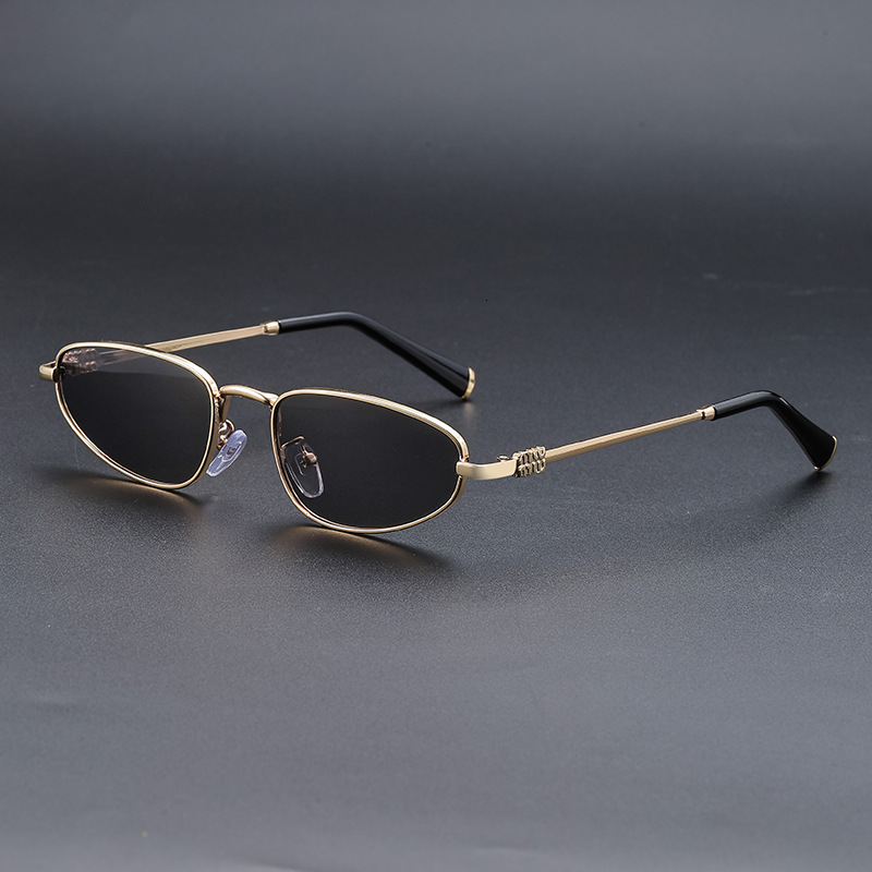 New Fashionable Hip-Hop Personality Sunglasses, High-Quality Metal, UV Protection, Cat-Eye Wholesale Laotie