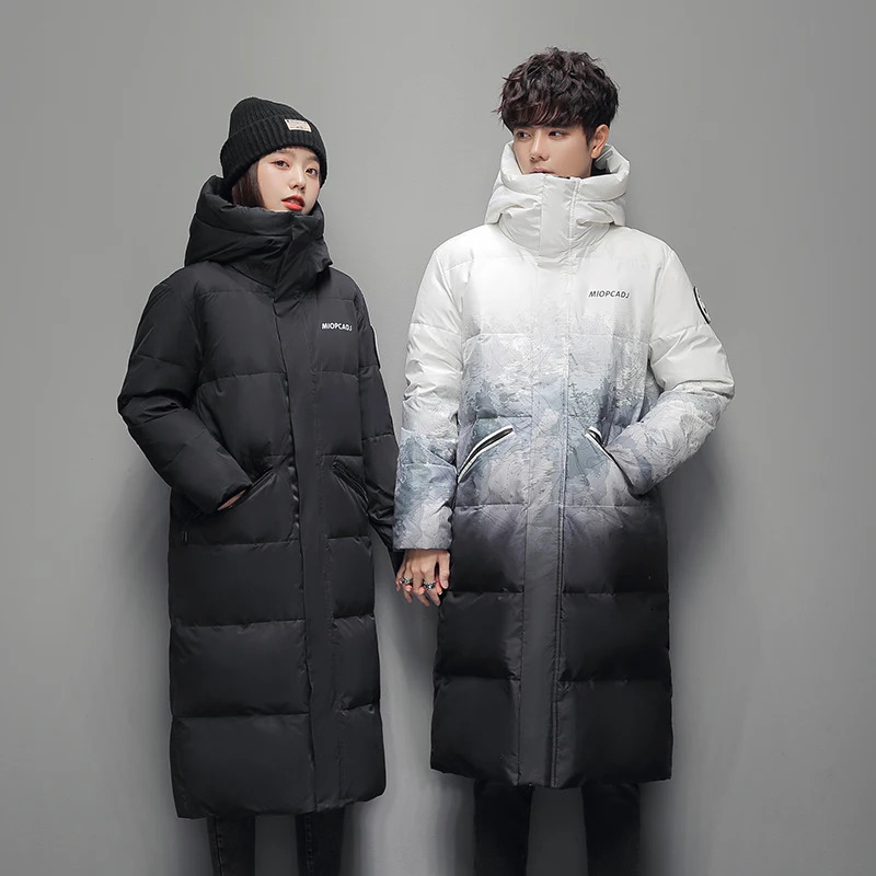 Outdoor Highquality Hiking Camping Trend Long Feather Jacket Comfortable Windproof Breathable Warm and Versatile Down Jacket 261019