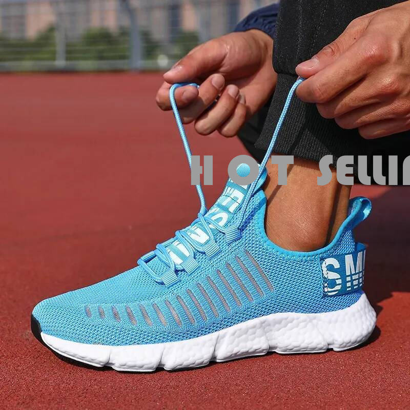 Summer Men Sneakers Lightweight Breathable Mesh Outdoor Casual Fashionable Tennis Training Shoes Men's Free Shipping 2415